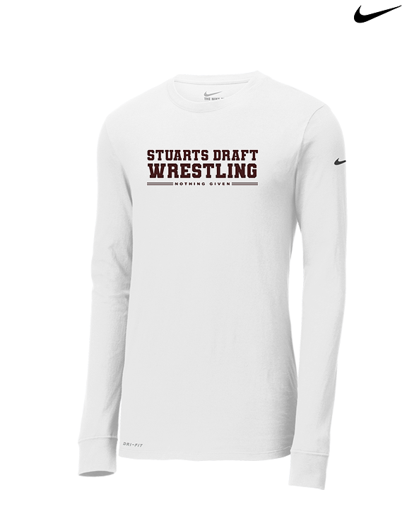 Stuarts Draft HS Wrestling C3 - Mens Nike Longsleeve