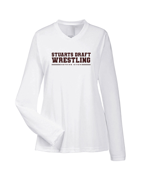 Stuarts Draft HS Wrestling C3 - Womens Performance Longsleeve