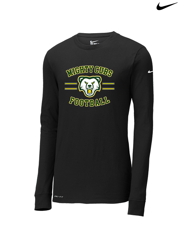 Temecula Valley Pop Warner Football Curve - Mens Nike Longsleeve