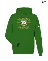 Temecula Valley Pop Warner Football Curve - Nike Club Fleece Hoodie