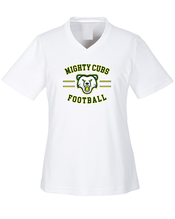 Temecula Valley Pop Warner Football Curve - Womens Performance Shirt