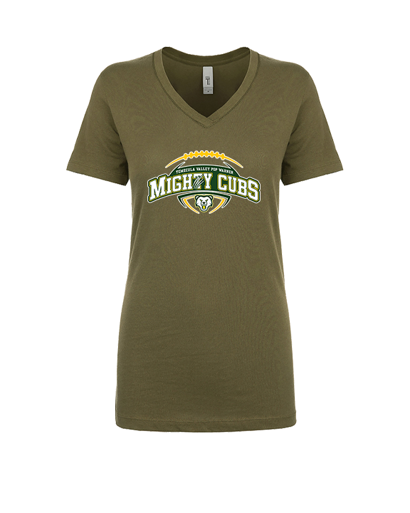 Temecula Valley Pop Warner Football Toss - Womens Vneck