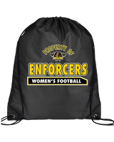 Tennessee Enforcers Womens Football Property - Drawstring Bag