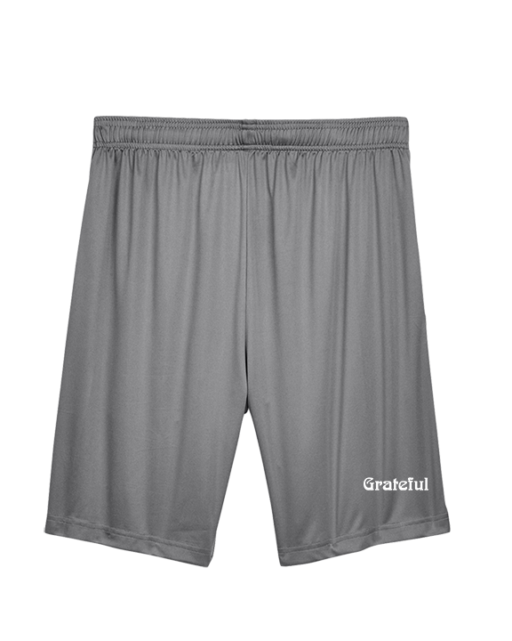 The Grateful Yoga Grateful - Mens Training Shorts with Pockets