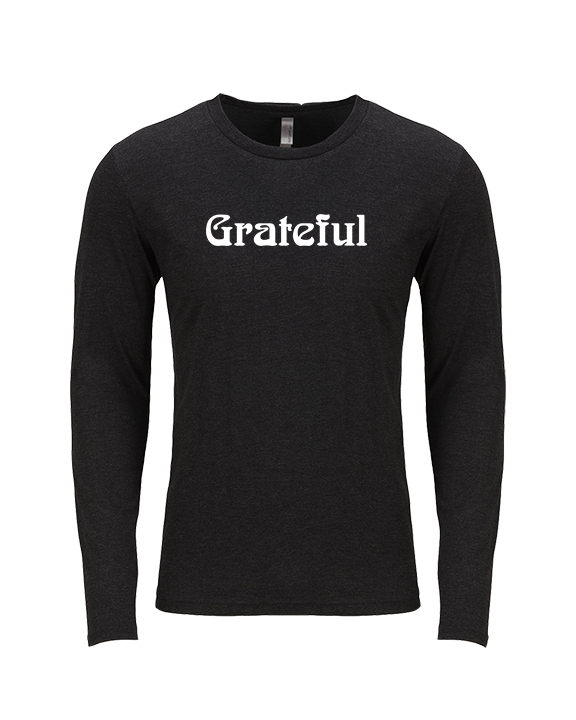 The Grateful Yoga Grateful - Tri-Blend Long Sleeve