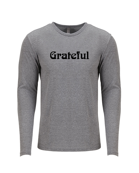 The Grateful Yoga Grateful - Tri-Blend Long Sleeve