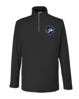 The Grateful Yoga Logo - Mens Quarter Zip
