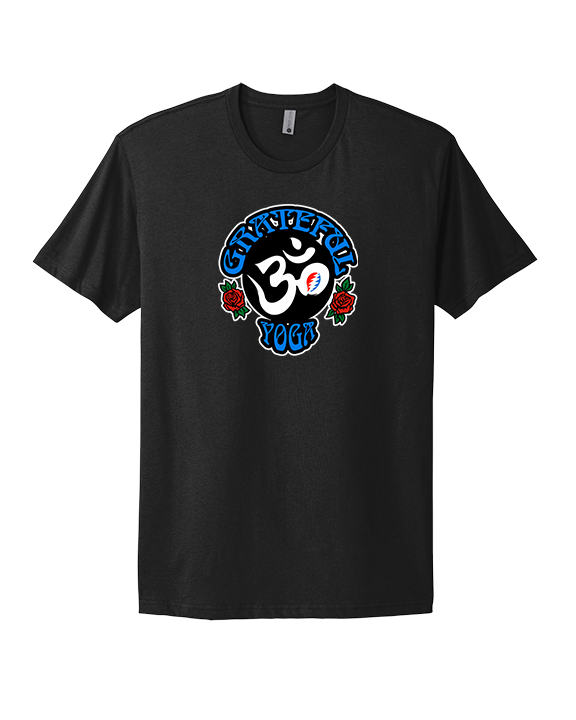 The Grateful Yoga Logo - Mens Select Cotton T-Shirt