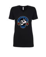 The Grateful Yoga Logo - Womens Vneck