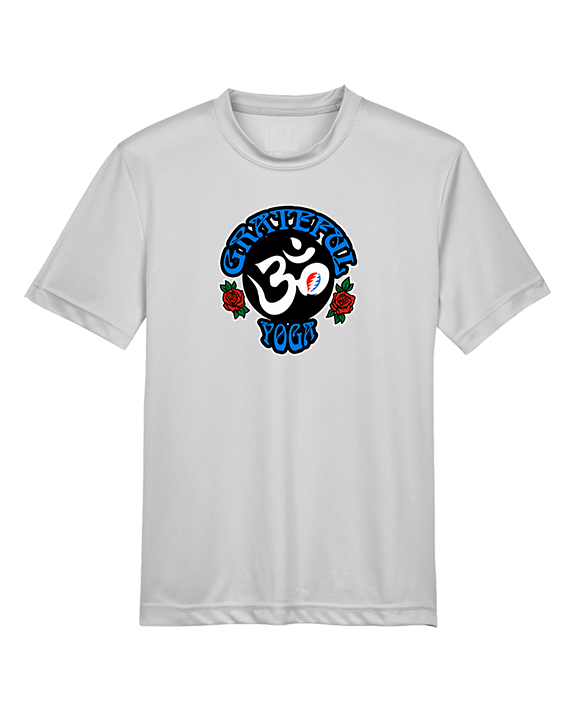 The Grateful Yoga Logo - Youth Performance Shirt