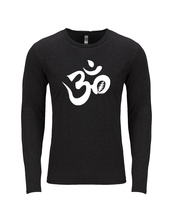 The Grateful Yoga Symbol - Tri-Blend Long Sleeve