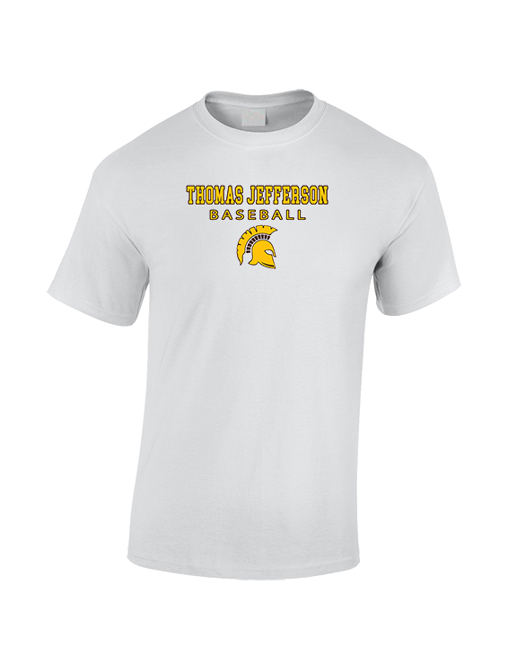 Thomas Jefferson HS Baseball Block - Cotton T-Shirt
