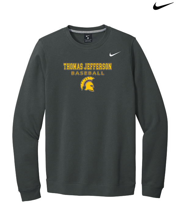 Thomas Jefferson HS Baseball Block - Mens Nike Crewneck