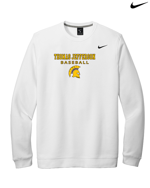 Thomas Jefferson HS Baseball Block - Mens Nike Crewneck