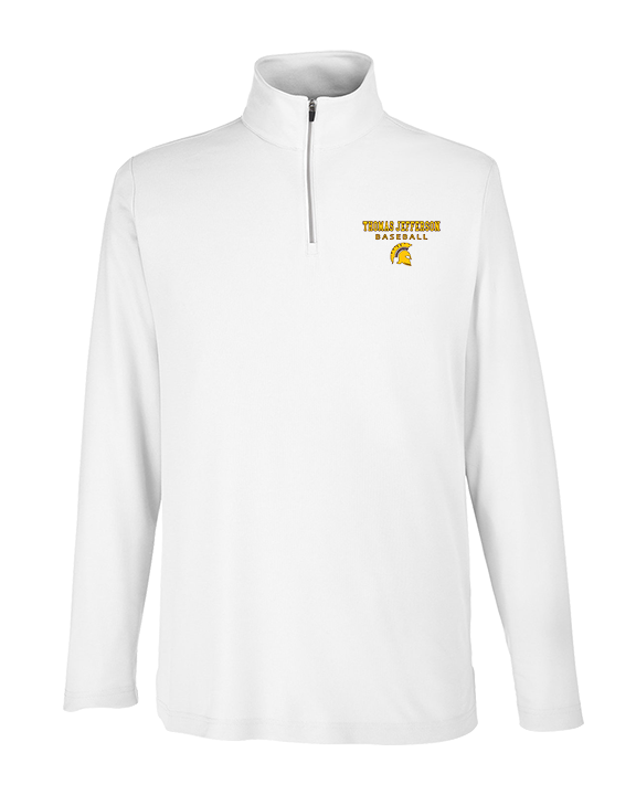 Thomas Jefferson HS Baseball Block - Mens Quarter Zip