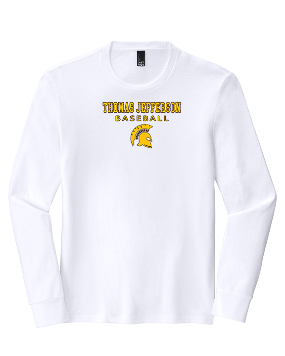 Thomas Jefferson HS Baseball Block - Tri-Blend Long Sleeve