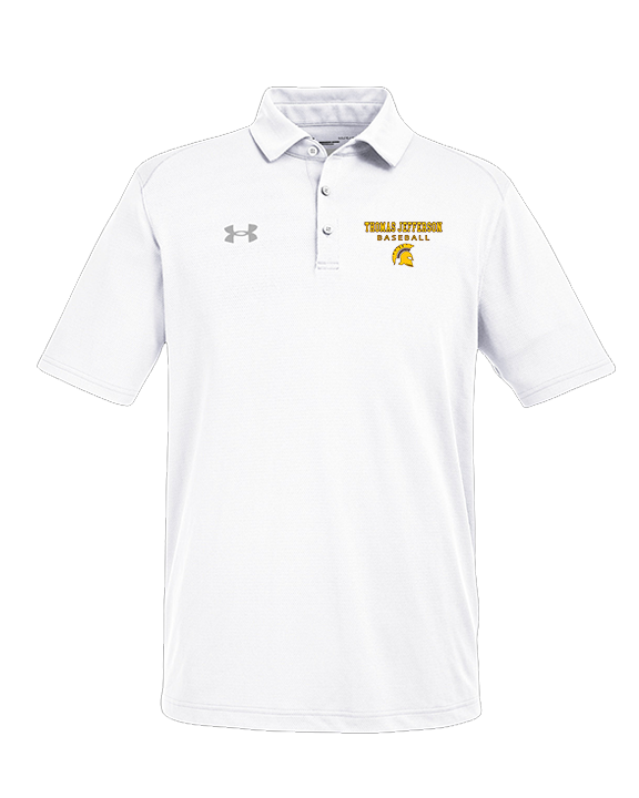 Thomas Jefferson HS Baseball Block - Under Armour Mens Tech Polo