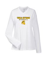 Thomas Jefferson HS Baseball Block - Womens Performance Longsleeve