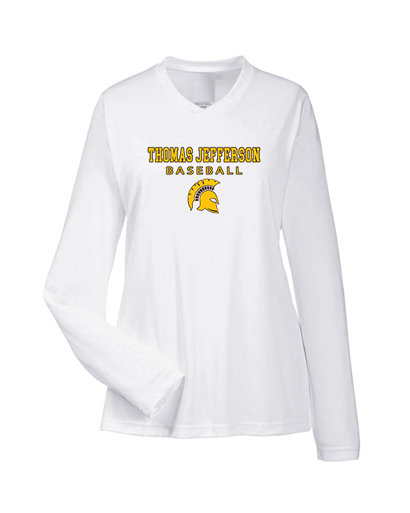 Thomas Jefferson HS Baseball Block - Womens Performance Longsleeve