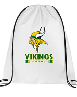 Tippecanoe Valley HS Softball Stacked - Drawstring Bag