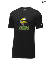 Tippecanoe Valley HS Softball Stacked - Mens Nike Cotton Poly Tee