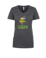 Tippecanoe Valley HS Softball Stacked - Womens Vneck