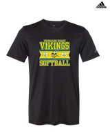 Tippecanoe Valley HS Softball Stamp - Mens Adidas Performance Shirt