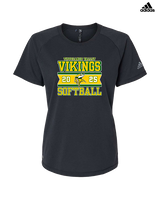 Tippecanoe Valley HS Softball Stamp - Womens Adidas Performance Shirt