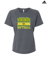 Tippecanoe Valley HS Softball Stamp - Womens Adidas Performance Shirt