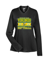 Tippecanoe Valley HS Softball Stamp - Womens Performance Longsleeve