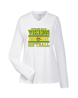 Tippecanoe Valley HS Softball Stamp - Womens Performance Longsleeve