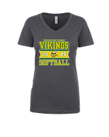 Tippecanoe Valley HS Softball Stamp - Womens Vneck