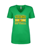 Tippecanoe Valley HS Softball Stamp - Womens Vneck