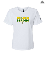 Tippecanoe Valley HS Softball Strong - Womens Adidas Performance Shirt