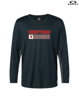 Tonganoxie HS Soccer Pennant 2 - Mens Oakley Longsleeve