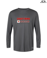 Tonganoxie HS Soccer Pennant 2 - Mens Oakley Longsleeve