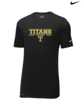 Treasure Coast HS Softball Border - Mens Nike Cotton Poly Tee