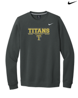 Treasure Coast HS Softball Border - Mens Nike Crewneck