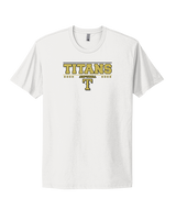 Treasure Coast HS Softball Border - Mens Select Cotton T-Shirt