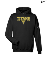 Treasure Coast HS Softball Border - Nike Club Fleece Hoodie