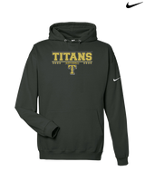 Treasure Coast HS Softball Border - Nike Club Fleece Hoodie
