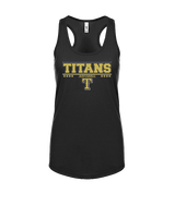 Treasure Coast HS Softball Border - Womens Tank Top