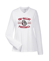 Tri Valley HS Football Curve - Womens Performance Longsleeve