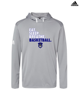 Tucson Dawgs Basketball Eat Sleep - Mens Adidas Hoodie