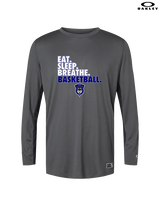 Tucson Dawgs Basketball Eat Sleep - Mens Oakley Longsleeve