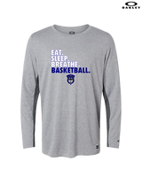 Tucson Dawgs Basketball Eat Sleep - Mens Oakley Longsleeve