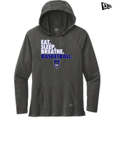 Tucson Dawgs Basketball Eat Sleep - New Era Tri-Blend Hoodie