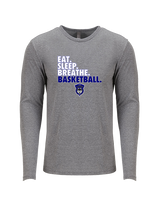 Tucson Dawgs Basketball Eat Sleep - Tri-Blend Long Sleeve