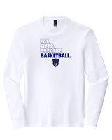 Tucson Dawgs Basketball Eat Sleep - Tri-Blend Long Sleeve