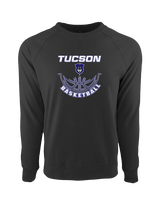 Tucson Dawgs Basketball Outline - Crewneck Sweatshirt
